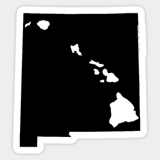 New Mexico and Hawai'i Roots by Hawaii Nei All Day Sticker